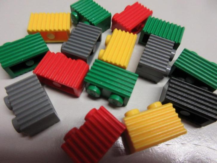 nr. 7996, Steentjes met ribbels, 2877 Verzenden is mogelijk, Kinderen en Baby's, Speelgoed | Duplo en Lego, Zo goed als nieuw