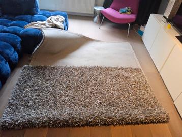 Taupe, grijs tapijt, 2x3 m Brinker Carpets Shaggy beschikbaar voor biedingen
