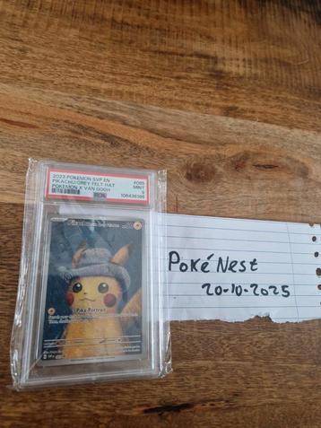 Pikachu van Gogh PSA 9 beschikbaar voor biedingen