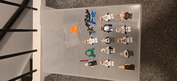 Lego star wars minifigures, Kinderen en Baby's, Speelgoed | Duplo en Lego, Zo goed als nieuw, Lego, Complete set, Ophalen of Verzenden