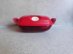 Tupperware Micropop schaal 475 ml. Rood, Huis en Inrichting, Ophalen of Verzenden, Zo goed als nieuw, Rood, Schaal