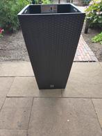 power garden plantenbak donkerbruin NIEUW 75,5 cm hoog 39x39, Tuin en Terras, Bloembakken en Plantenbakken, Ophalen, Tuin, Kunststof