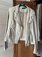 Mooi nep leren jasje - Pescara - Maat M, Kleding | Dames, Ophalen of Verzenden, Zo goed als nieuw, Maat 38/40 (M), Beige