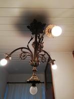 Koperen hanglamp., Huis en Inrichting, Lampen | Kroonluchters, Ophalen, Gebruikt