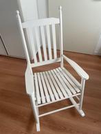 Schommelstoel, Huis en Inrichting, Stoelen, Ophalen, Gebruikt, Wit, Eén