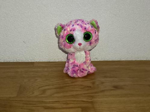 Ty Beanie Boo “Sophie” - Roze Kat Knuffel, Kinderen en Baby's, Speelgoed | My Little Pony, Zo goed als nieuw, Ophalen of Verzenden