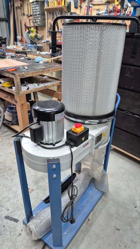 NIEUW: Stofafzuiginstallatie met filter, Doe-het-zelf en Verbouw, Ventilatie en Afzuiging, Nieuw, Afzuiger, Ophalen