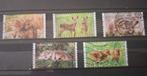 DUITSLAND - postzegels 5 x jonge dieren, Ophalen of Verzenden, 1990 tot heden, Gestempeld