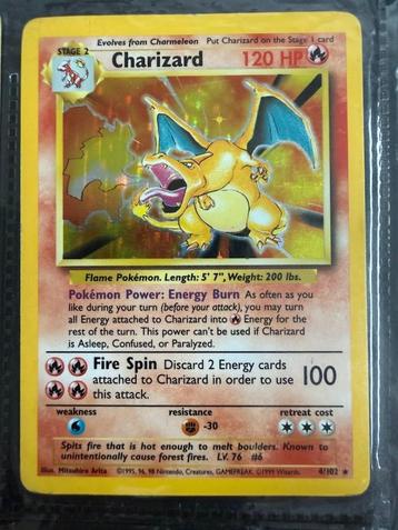 Charizard Holo Base Set beschikbaar voor biedingen