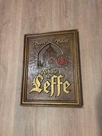 Leffe Reclamebord Hout/Kunststof 38x50cm, Verzamelen, Ophalen of Verzenden, Gebruikt, Reclamebord, Plaat of Schild, Leffe