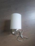 Witte wand schemerlamp, Huis en Inrichting, Lampen | Wandlampen, Ophalen, Zo goed als nieuw, Metaal
