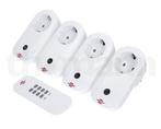 Set van 4 radiogestuurde stopcontacten RC Switch, Ophalen of Verzenden, Zo goed als nieuw