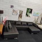 Outlet / Showroommodel | Hoebank | U bank | Sofa | Bankstel, Overige maten, Modern design grijs stof u bank bank bankstel sofa couch