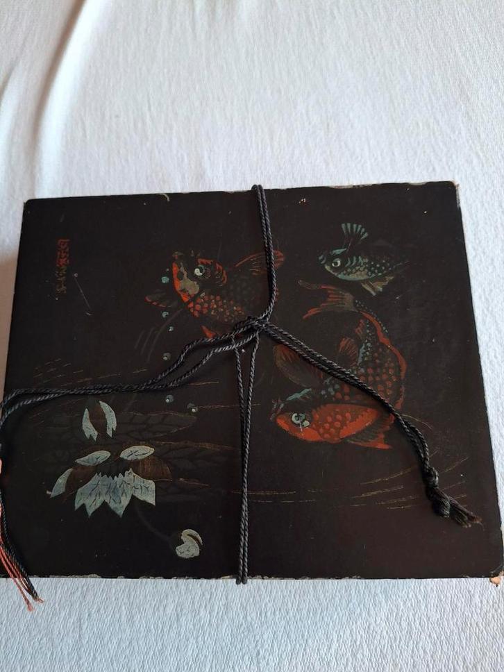Vintage Kroontjespen Set in Lakdoos, Antiek en Kunst, Antiek | Kantoor en Zakelijk, Ophalen