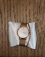 Rosegoud Zinzi horloge + bijpassende armband, Ophalen, Zo goed als nieuw, Roze