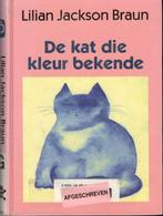 Lilian Jackson Braun - De kat die kleur bekende GROTE LETTER, Boeken, Ophalen of Verzenden, Zo goed als nieuw