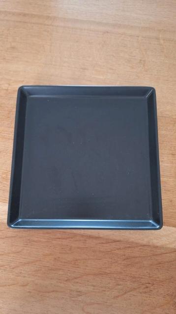 Zwart Kaarsenplateau - Vierkant 25x25cm beschikbaar voor biedingen