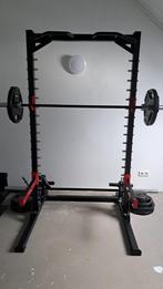 Squat rack with Smith machine combined+ sissy squat machine, Sport en Fitness, Krachtstation, Metaal, Zo goed als nieuw, Ophalen