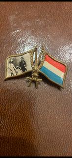 Bijzonder speldje van koningklijkhuis met hollanse vlag, Ophalen of Verzenden, Overige soorten, Nederland, Embleem of Badge