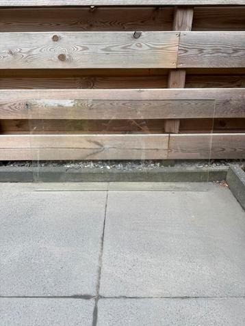 Glasplaat 83,1x43cm | 7mm dik beschikbaar voor biedingen