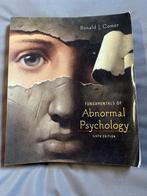 Fundamentals of Abnormal Psychology - Comer, Boeken, Ophalen of Verzenden, Alpha, Gelezen, HBO