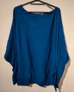 Cobalt blauwe trui met vlindermouwen, Ophalen of Verzenden, Zo goed als nieuw, Maat 46/48 (XL) of groter, Blauw