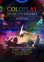 2 VIP tickets Coldplay Lyon 22 juni 2024 + hotel!!, Juni, Twee personen