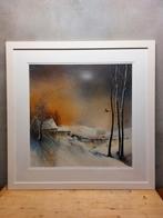 Piet van Aken - Winter II - Aquarel, Antiek en Kunst, Ophalen of Verzenden