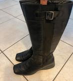 Zwarte hoge Clarks leren laarzen maat 42 met sleehak 5 cm, Kleding | Dames, Schoenen, Hoge laarzen, Zwart, Ophalen of Verzenden