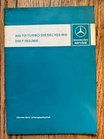 Mercedes 300 TD turbo diesel 200 T service boek, Ophalen of Verzenden