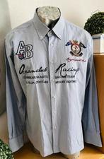 Arya boy overhemd blauw maat L/XL, Kleding | Heren, Ophalen of Verzenden, Zo goed als nieuw, Blauw, Halswijdte 41/42 (L)