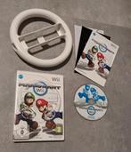 Mario Kart Wii met stuur, Spelcomputers en Games, Games | Nintendo Wii, Vanaf 3 jaar, Ophalen of Verzenden, 3 spelers of meer