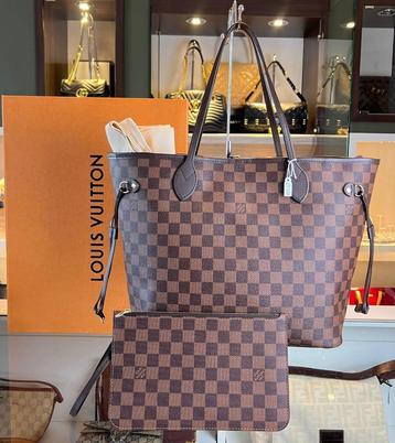 Louis Vuitton Neverfull MM Damier Ebene/ full set beschikbaar voor biedingen