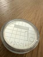 Zilveren Gulden 2001, Postzegels en Munten, Munten | Nederland, 1 gulden, Verzenden, Koningin Beatrix, Zilver