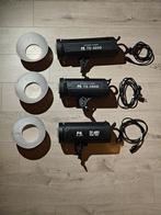 Studio Flitsers Set - TF-401, TE-300D, TE-500D, Ophalen of Verzenden, Gebruikt, Overige merken, Kantelbaar