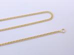 Lange 14 karaat Gouden Ketting Cuban Gourmetschakel 60.5cm, Nieuw, Ophalen of Verzenden, Goud, JW