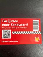 Shell Zandvoort formule 1 winactie, Overige supermarkten, Ophalen of Verzenden