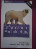 Information Architecture, Ophalen of Verzenden, Gelezen, Vakgebied of Industrie