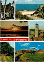 Ansichtkaart Terschelling Brandaris Molen, Ophalen of Verzenden, 1980 tot heden, Gelopen, Waddeneilanden