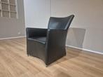 Bert Plantagie Elements - Fauteuil - Zwart - Leer - Design, Voltastraat 21, Barneveld, Ophalen of Verzenden, Zo goed als nieuw