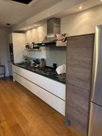 Moderne Witte Hoogglans Keuken – Compleet &Luxe GEDEMONTEERD, Wit, Enkelwandige keuken, Ophalen of Verzenden, Zo goed als nieuw