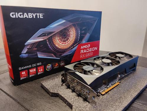 Gigabyte Radeon RX 6800 Gaming OC, Computers en Software, Videokaarten, Zo goed als nieuw, AMD, PCI-Express 4.0, GDDR6, HDMI, DisplayPort