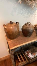 2 Antieke kruiken mooi patin, Ophalen of Verzenden, Zo goed als nieuw, Rond, Hout