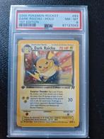Dark Raichu 1st edition PSA 8, Ophalen of Verzenden, Zo goed als nieuw, Losse kaart