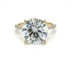 Geel gouden ring met diamant 3.23ct/ certificaat IGI/ nieuw!, Sieraden, Tassen en Uiterlijk, Ringen, Nieuw, Ophalen of Verzenden