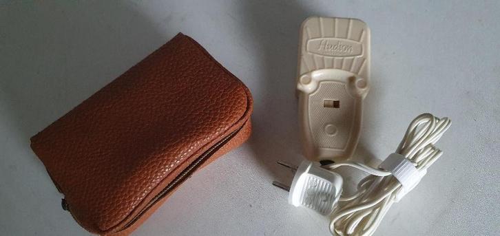 Audion Pantopress broekenpers scherpe vouw Vintage goed, Witgoed en Apparatuur, Strijkijzers en Strijkplanken, Gebruikt, Strijkijzer met snoer