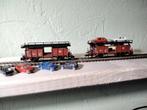 2 Autotransport wagons met vw golf, Ophalen of Verzenden, Zo goed als nieuw, Gelijkstroom, Wagon