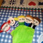 XXX Lutz vingerpopjes aan handschoen, Kinderen en Baby's, Speelgoed | Knuffels en Pluche, Ophalen of Verzenden, Zo goed als nieuw