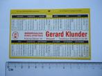 sticker oud Gerard Klunder hengelsport 1982 Meppel winkel, Verzamelen, Stickers, Verzenden, Zo goed als nieuw, Bedrijf of Vereniging