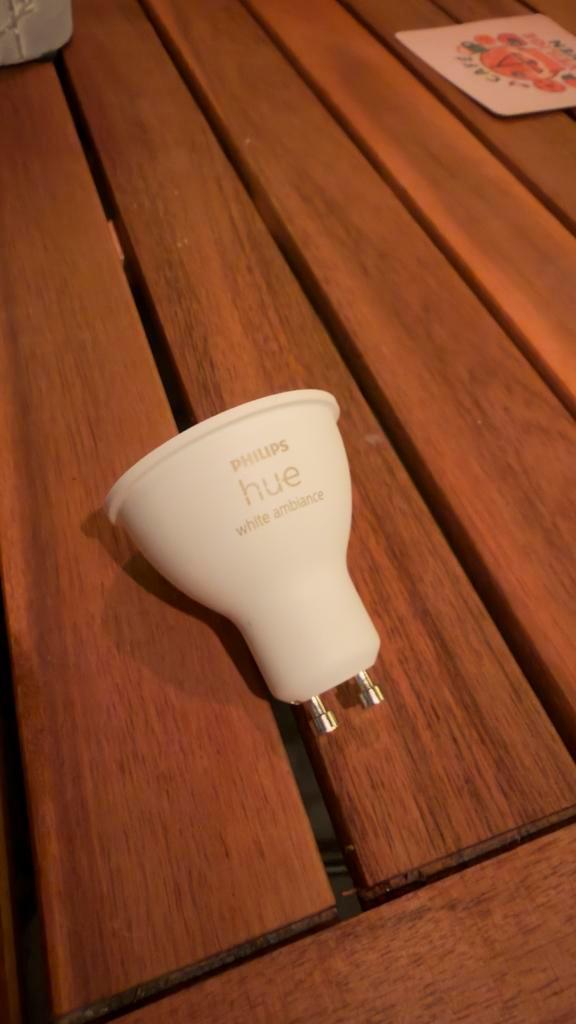9 stuks Philips Hue White Ambiance GU10 Lamp, Huis en Inrichting, Lampen | Losse lampen, Zo goed als nieuw, Led-lamp, Minder dan 30 watt
